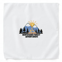 Montessori Forêt Aventuriers Bandanna