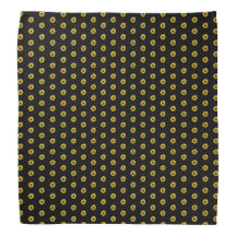 Petit Croyez Big Sunflower sur Noir