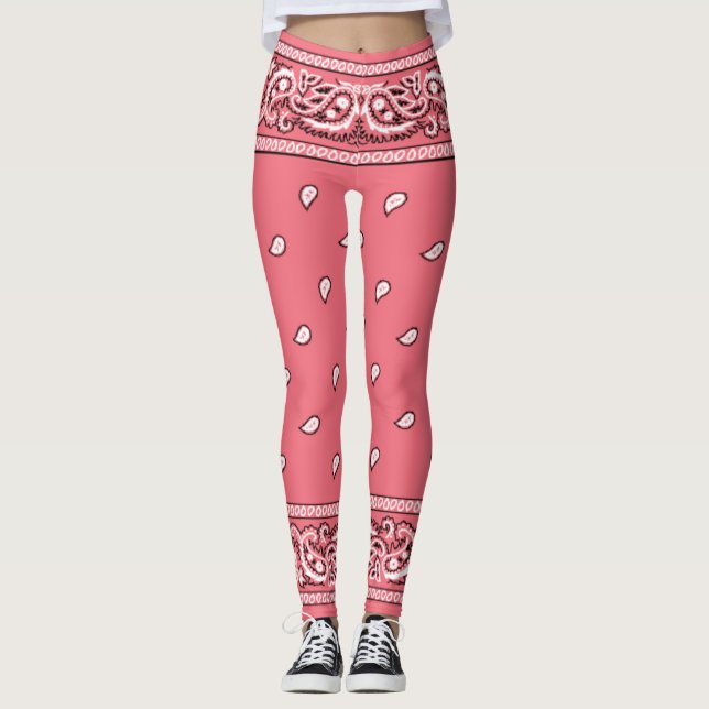 Bandana Pink-Leggings Leggings (Vorderseite)