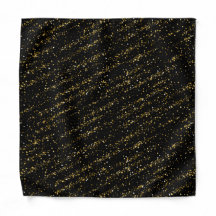 Points de Triangle Doré Fond Noir Luxe Brillant