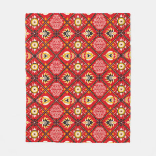 Bandana Print. Vintages nahtloses Muster mit Pisle Fleecedecke