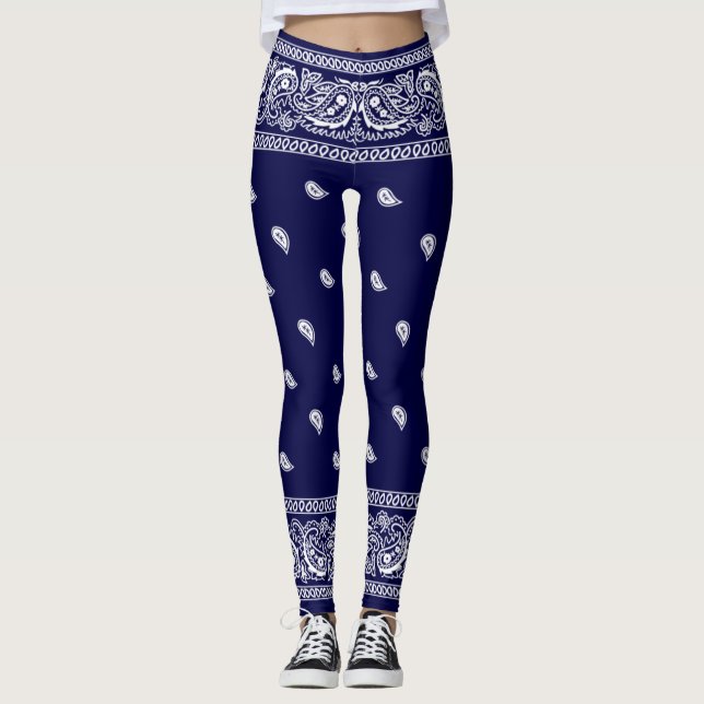 Bandana True Blue Leggings (Vorderseite)
