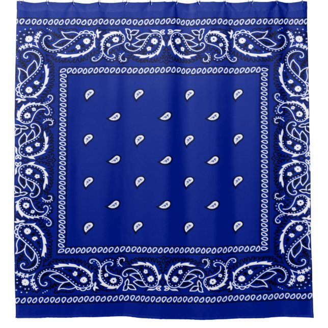 Bandana Vraie Douche Bleue Rideau (Devant)