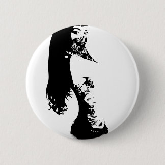 Bandanamädchen Button