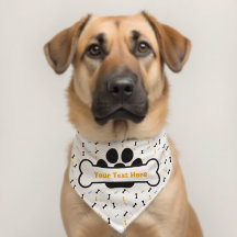 Bandanes de chien personnalisées avec conception d