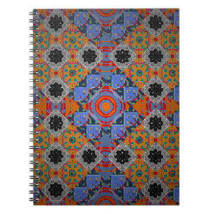 Bandanna shawl, tablecloth fabric design, silk nec notizblock