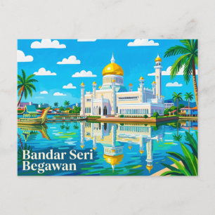 Bandar Seri Begawan Brunei Postkarte