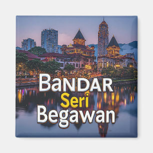 🧲 Bandar Seri Begawan-Reiseerinnerung für Sammler Magnet