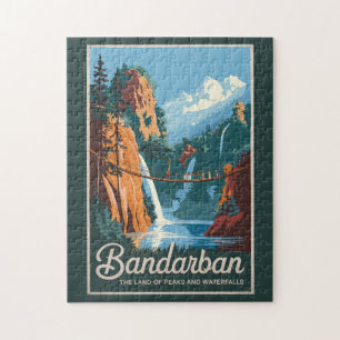 Bandarban Bangladesh Travel Art Vintag