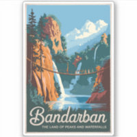 Bandarban Bangladesh Travel Art Vintag