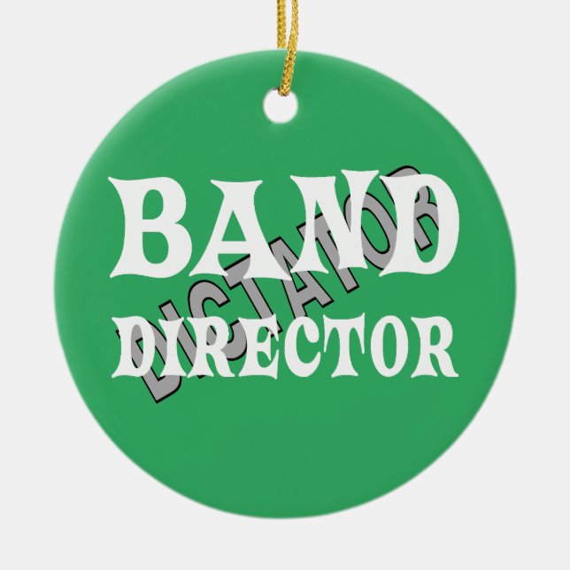Banddirektor Keramik Ornament (Vorne)