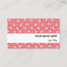 Bande blanche carte de visite multicolore