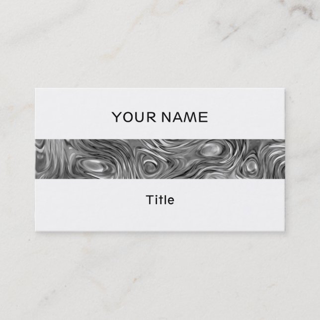 Bande blanche du carte de visite d'impression moul (Devant)