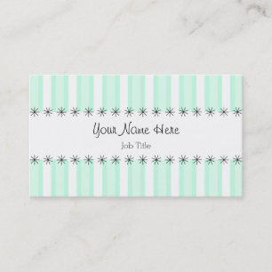 Bande carte de visite Aqua Stripe