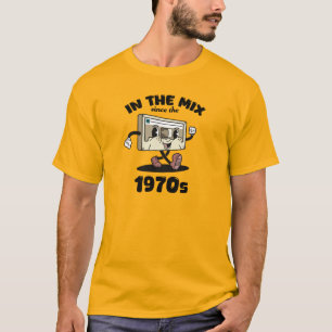 Bande Cassette Mix Tape Rétro Années 70 - Tshirt