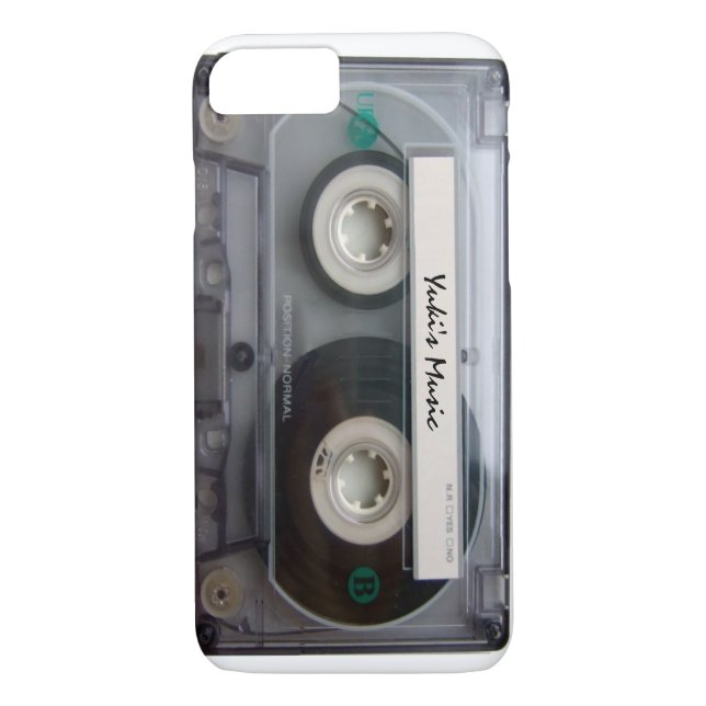 Bande de cassette iPhone 7 coque (Dos)