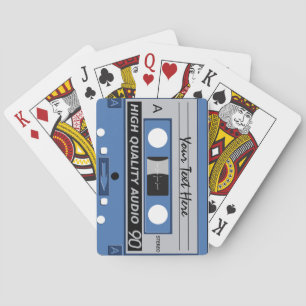 Bande de cassette personnalisation cartes à jouer