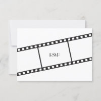 Bande de film de mariage RSVP réponse invitation