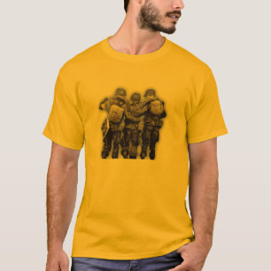 Bande de la guerre mondiale 2 de T-shirt de