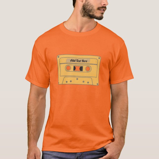 Bande de mixage rétro. T-shirt personnalisé (Devant)