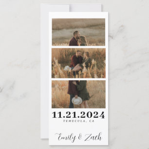 Bande de photos Enregistrer les cartes de dates av