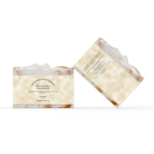 Bande de savon de style papier parchemin / Étiquet