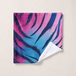 Bande de tigre rose et bleu