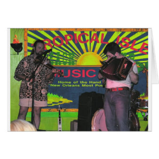 Bande de Zydeco à l'île tropicale