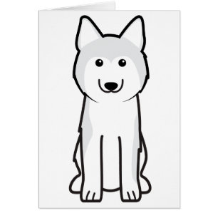 Bande dessinée de chien de chien de traîneau