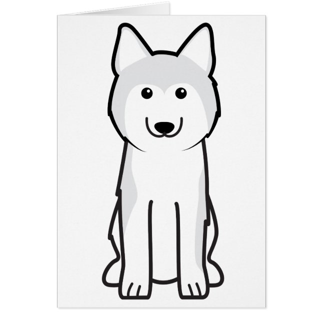 Bande dessinée de chien de chien de traîneau (Devant)