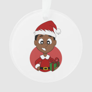 Bande dessinée de garçon de Noël