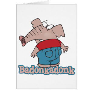 bande dessinée d'éléphant badonkadonk