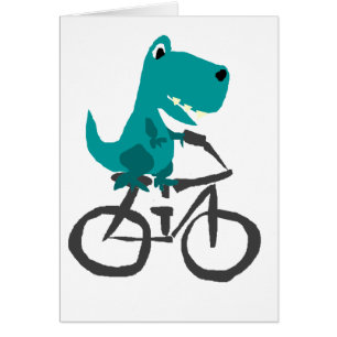Bande dessinée drôle de bicyclette d'équitation
