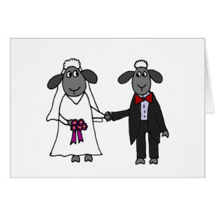Bande dessinée drôle de mariage de moutons