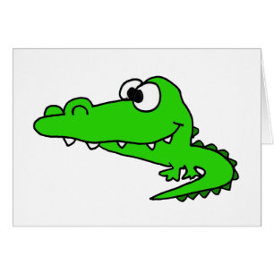 Bande dessinée maladroite d'alligator