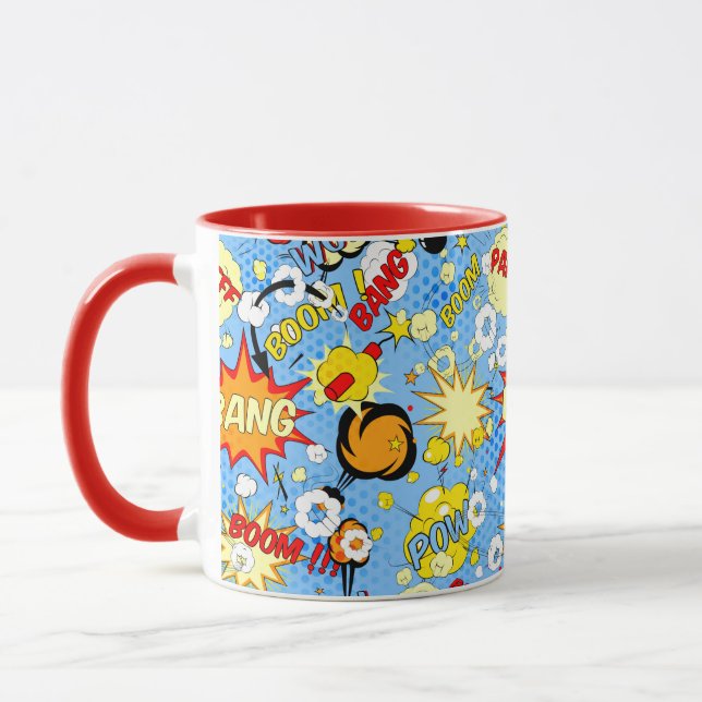 Bande dessinée Pop Art Mug (Gauche)