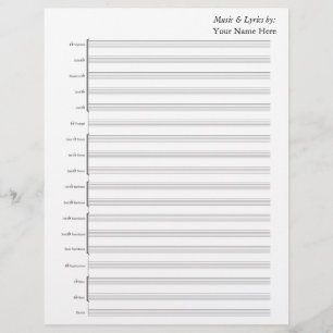 Bande en laiton de musique en feuille blanche