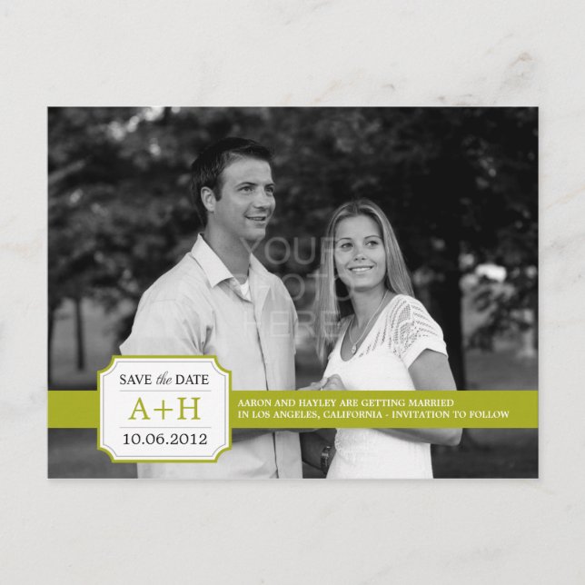 Bande Moderne Enregistrer La Carte Postale Date (L (Devant)