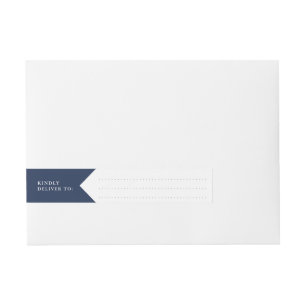 Bande Pour Adresse Adresse monographique couleur personnalisée