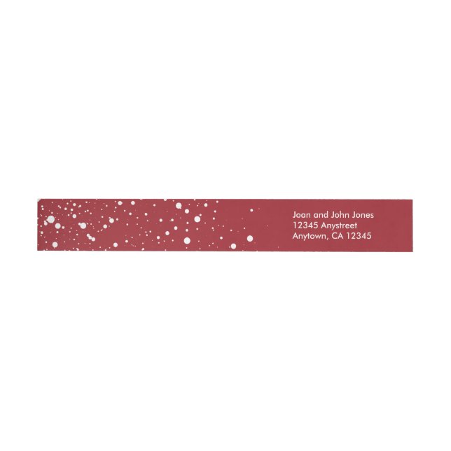 Bande Pour Adresse Autocollant d'enveloppe d'enveloppe de vacances, (Individual)