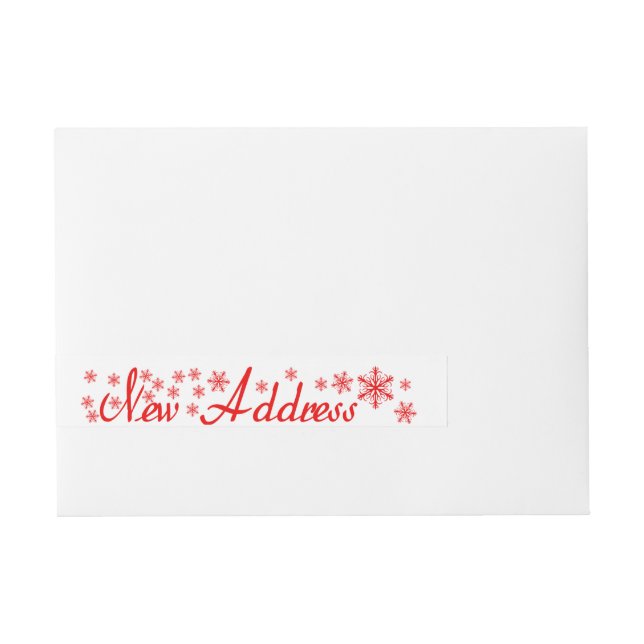 Bande Pour Adresse Christmas de New Address (Devant)