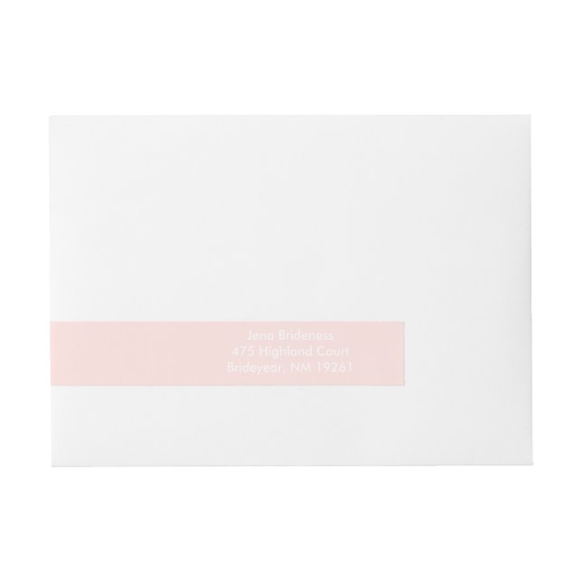 Bande Pour Adresse Couleur du Cool Rose foncé (Devant)