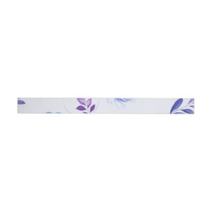 Bande Pour Adresse De Retour Aquarelle Roses 31