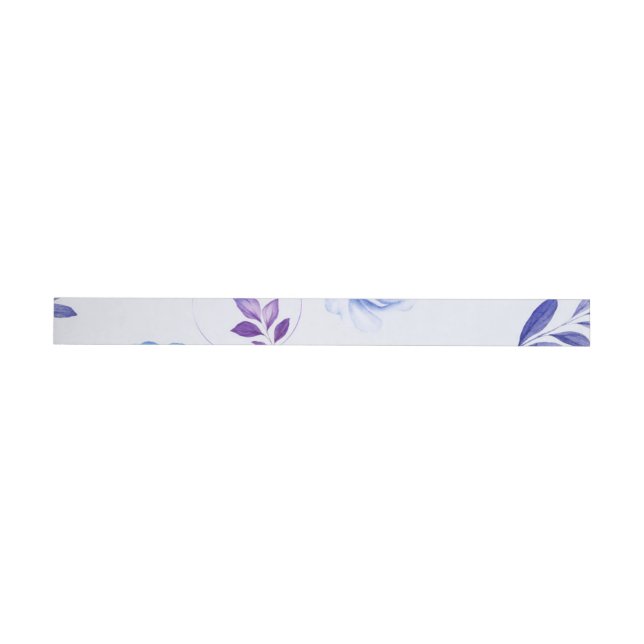 Bande Pour Adresse De Retour Aquarelle Roses 31 (Individual)