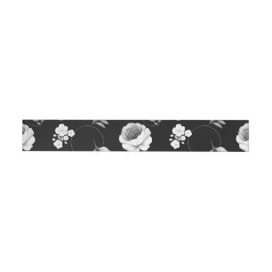 Bande Pour Adresse De Retour Aquarelle Roses 33