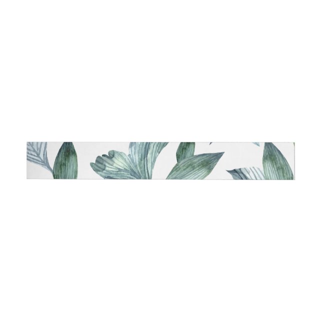 Bande Pour Adresse De Retour Aquarelle tombée feuille 11 (Individuel)