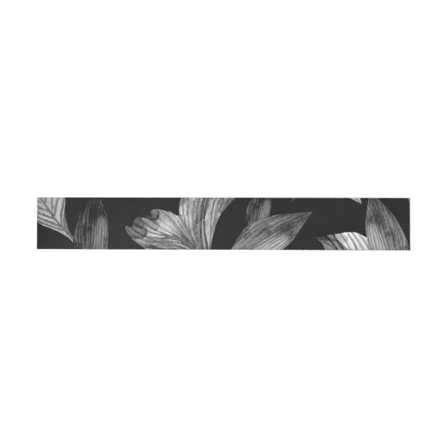 Bande Pour Adresse De Retour Aquarelle tombée feuille 9 (Individuel)