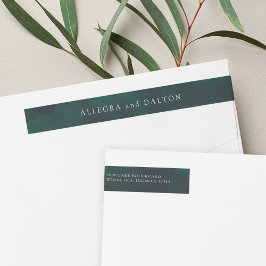 Bande Pour Adresse De Retour Aurora | Adresse de retour du Mariage