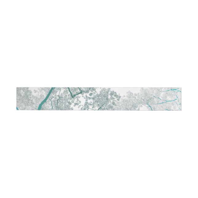 Bande Pour Adresse De Retour Carte des arbres 3 (Individuel)