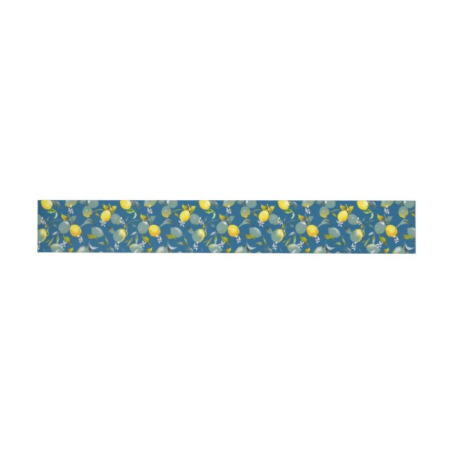 Bande Pour Adresse De Retour citrons aquarelle 29 (Individuel)